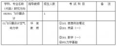 中國航空研究院2012年研招簡章目錄書目